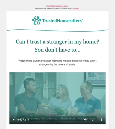 AI-personalized video Example: Catchy