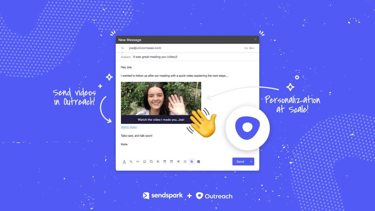 Sales engagement sequence across email, phone, and video steps